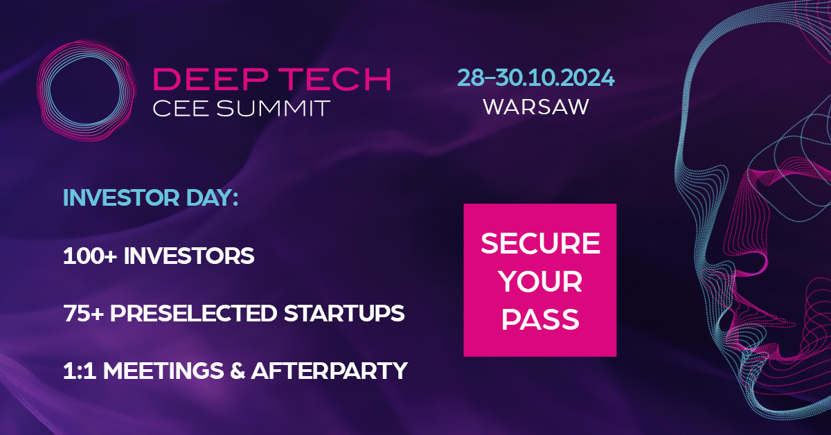 Dołącz do inwestorów i startupów na Deep Tech CEE Summit 2024