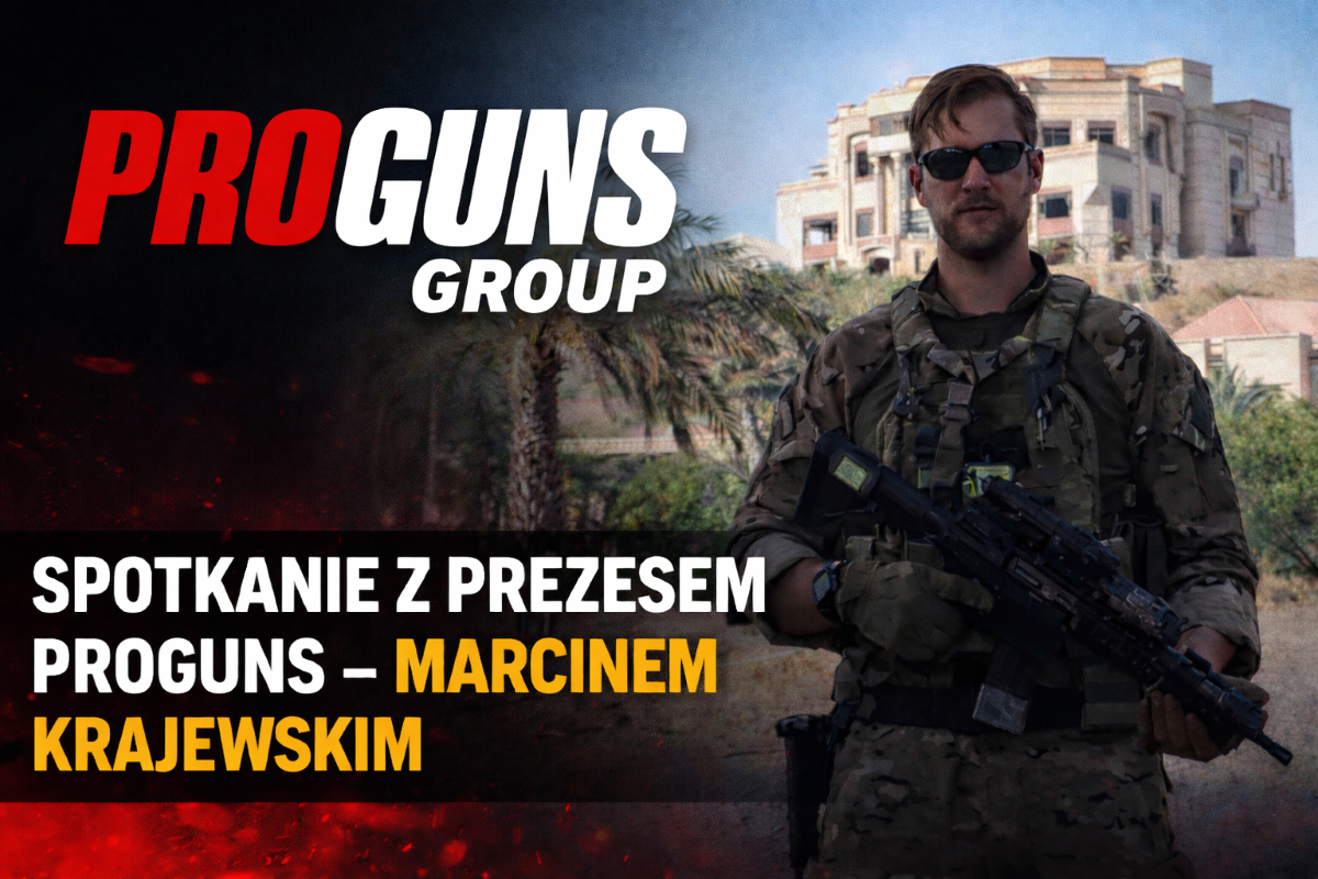 Spotkanie z prezesem ProGuns Group - Marcinem Krajewskim