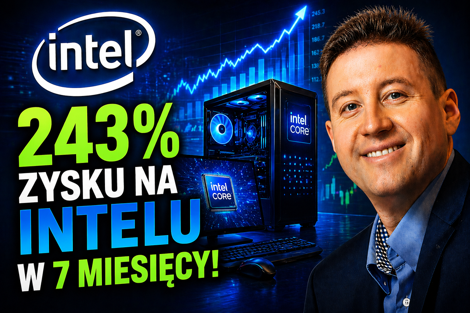243% zysku na Intelu w 7 miesięcy!