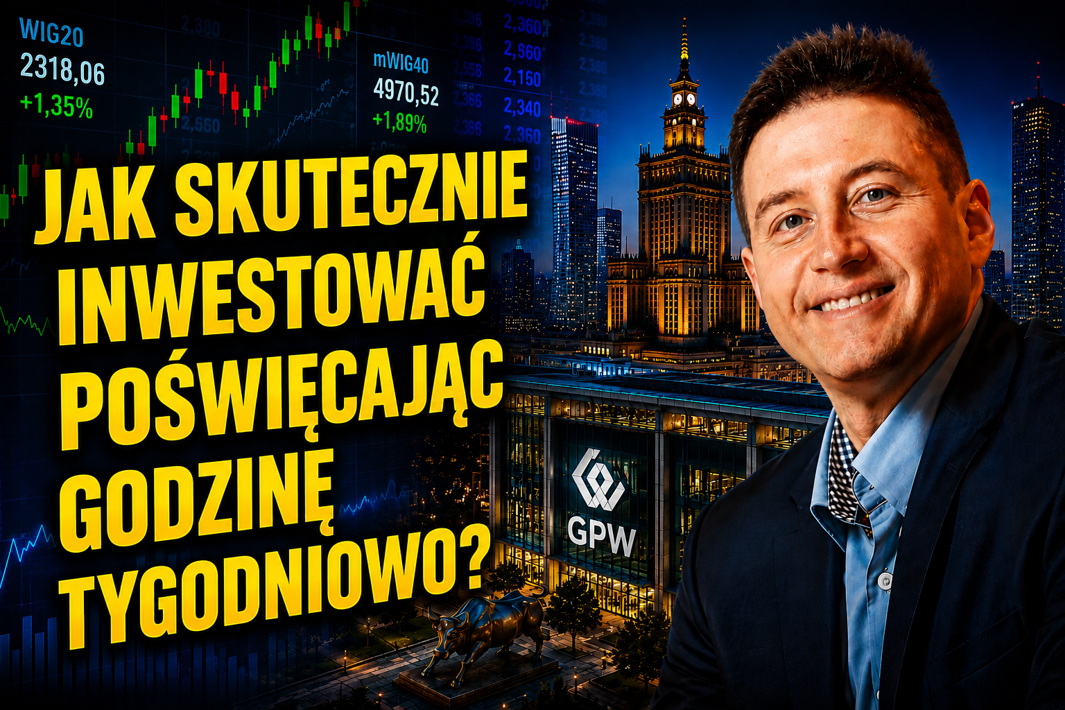 Jak skutecznie inwestować poświęcając godzinę tygodniowo? LIVE