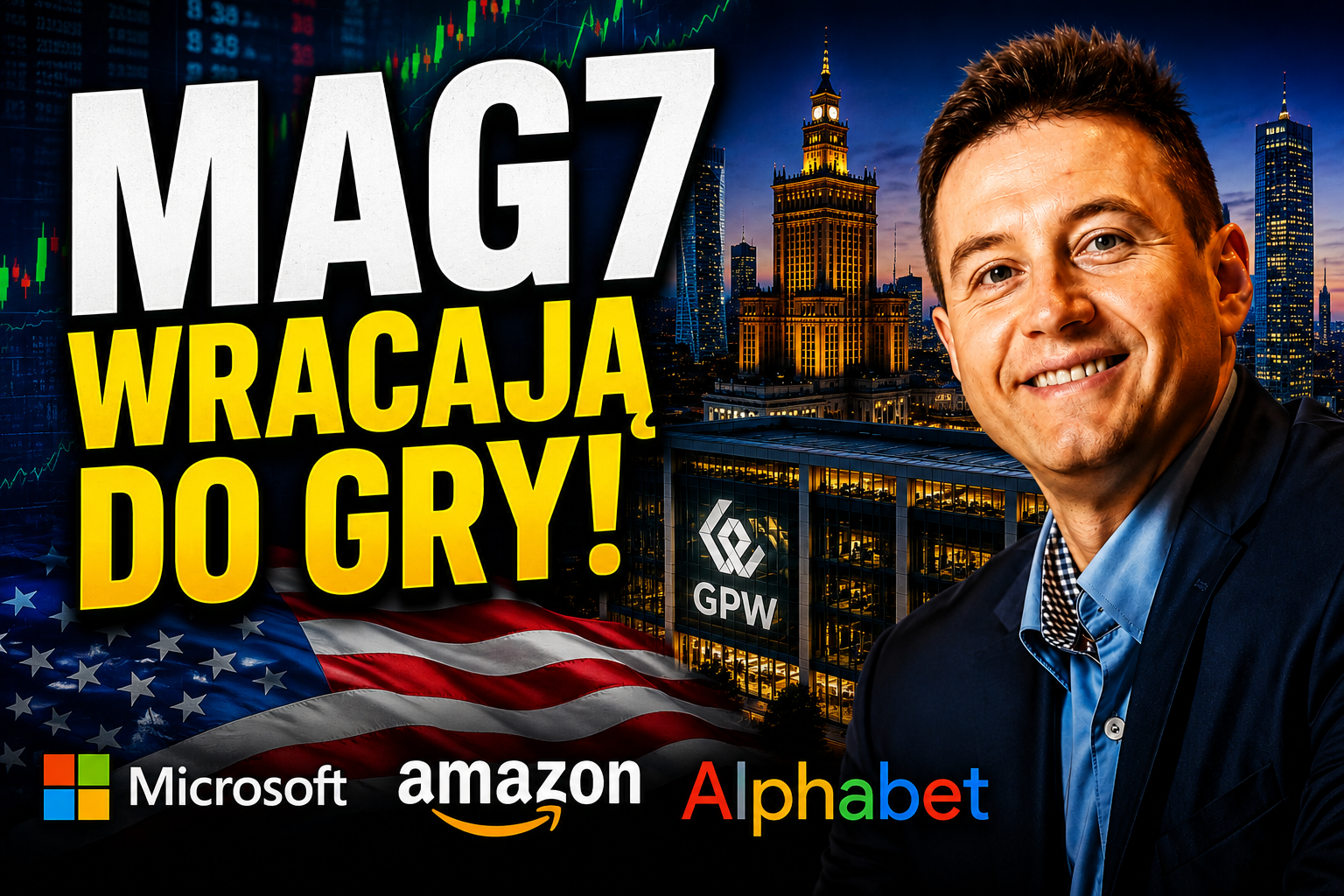 Przegląd rynku akcji po wynikach MAG7 - wideo